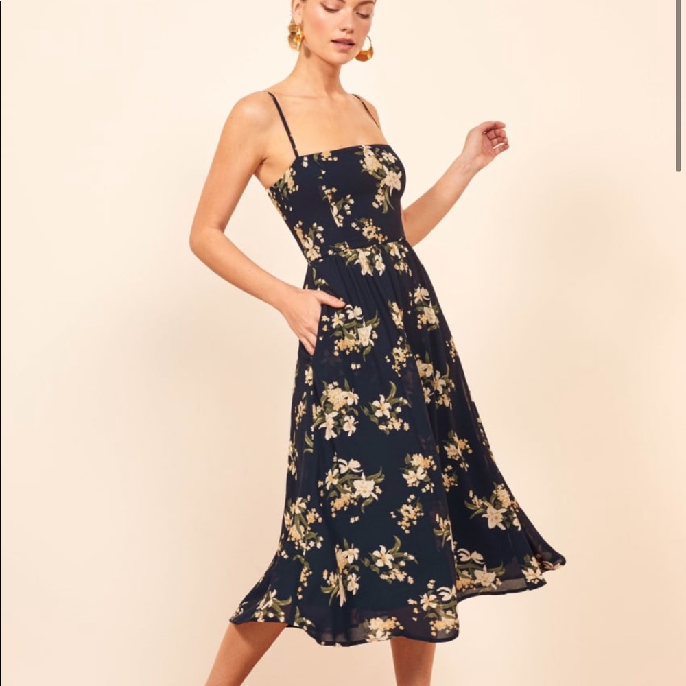 Reformation Yolanda Floral Dress